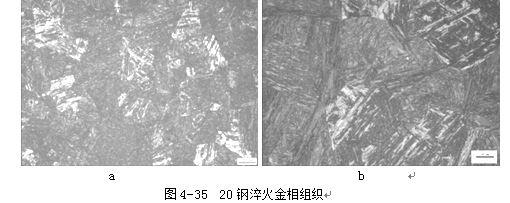 20鋼淬火金屬試驗